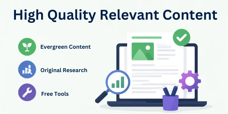 create high quality relevant content create high quality relevant content