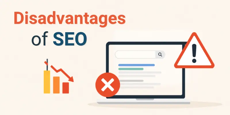 disadvantages of SEO