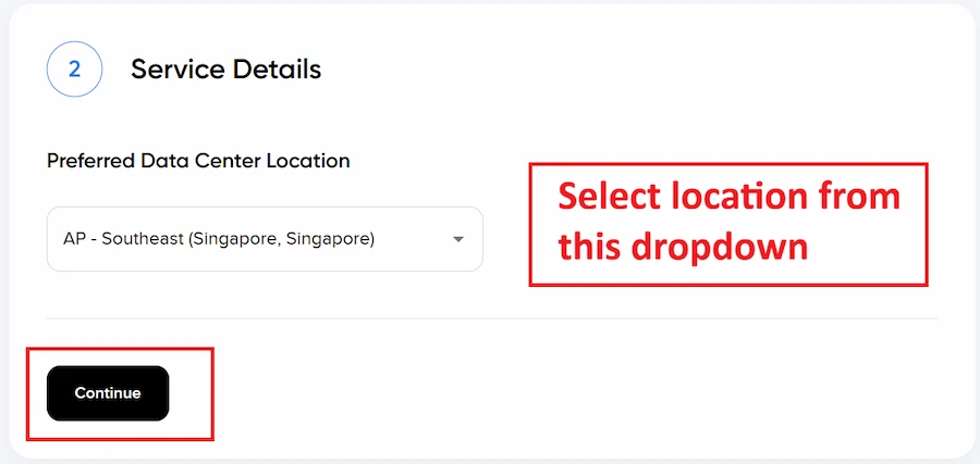 Hosting Server Location