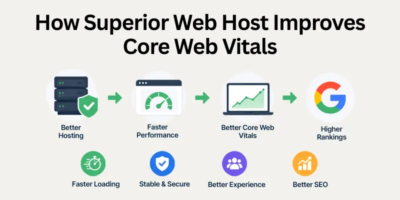 how superior web host improves core web vitals
