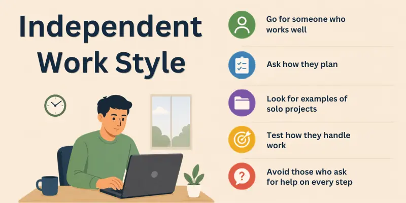 independent work style