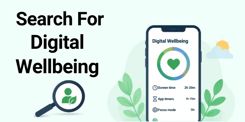 search for digital wellbeing search for digital wellbeing